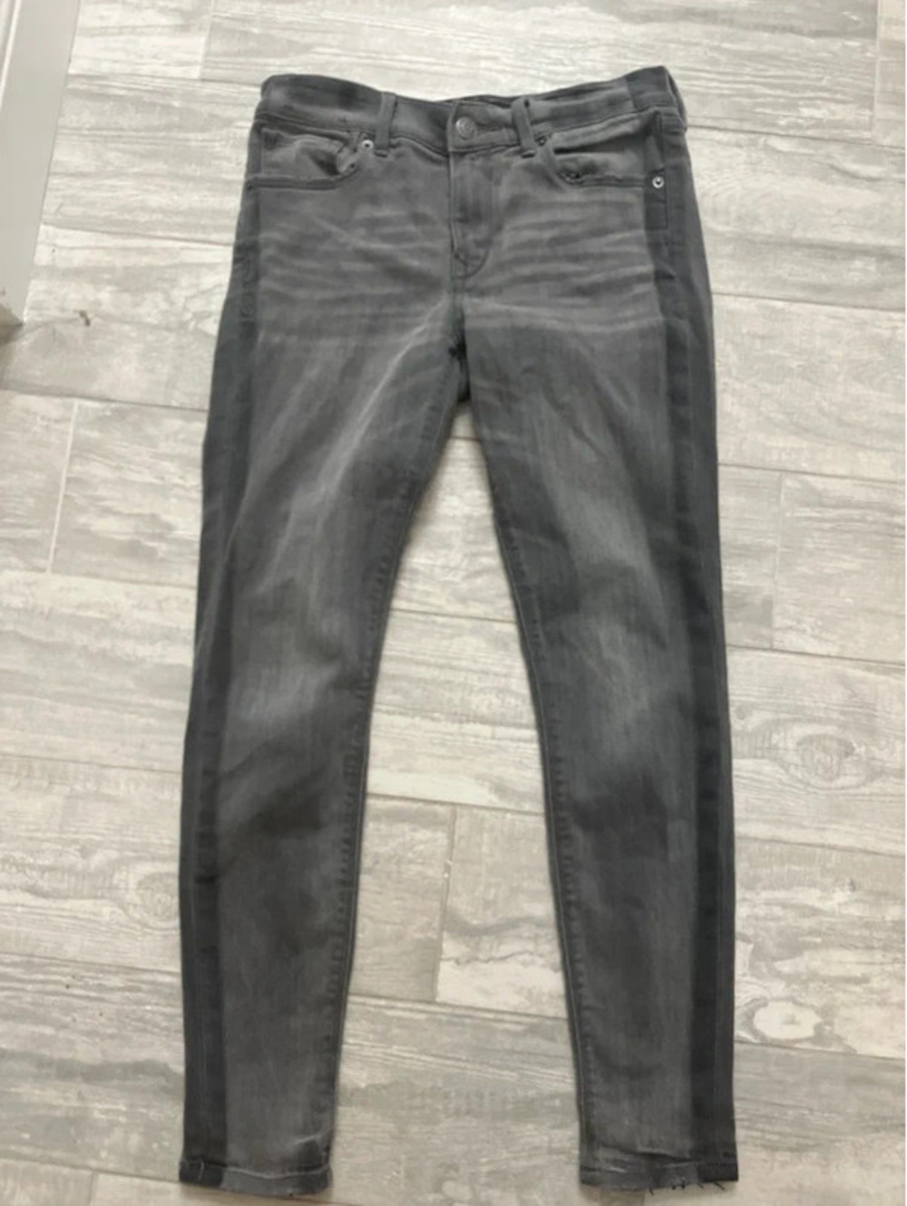 Express Grey Skinny Jeans